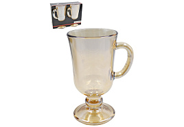 Набор кружек стекло 2шт 1405/05/6973 Глитвейн Золотистый мед 200мл