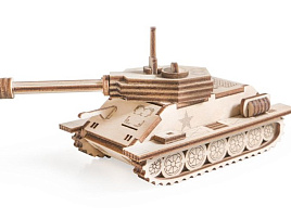 Конструктор деревянный Т-34М Танчик Т-34