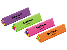 Ластик Berlingo BLc_00110 "Triangle", треугольный, термопластичная резина, 44*15*15мм