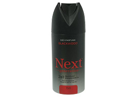 Дезодорант мужской парфюмированный NEXT 2в1 150 мл спрей Generation Blackwood М