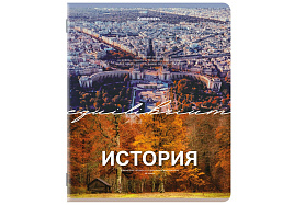 Тетрадь История 48л. BRAUBERG 405089 КЛАССИКА ПРИРОДА, обложка картон, клетка, подсказ