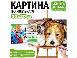 Картина для раскрашивания 20*30 MKR3020-107 Дружба, по номерам