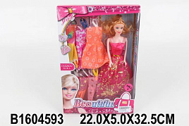 Кукла модель 1604593 с набором одежды