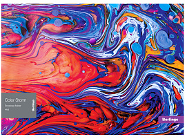 Папка-конверт с кнопкой Berlingo EFb_A4031 "Color Storm", 180мкм, с рисунком