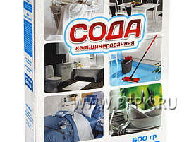 Средство чистящее Сода Кальцин 600г(Дзержинск)0196