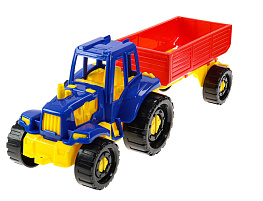 Трактор И-2390 с бортовым прицепом