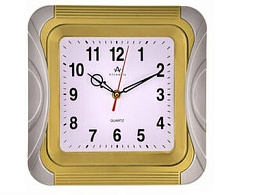 Часы настенные Atlantis 24,3*25,5 TLD-6085 золото