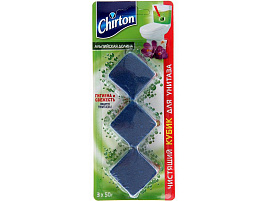 Блок для унитаза Чиртон 3*50гр. Альп.долина в кубиках 9925