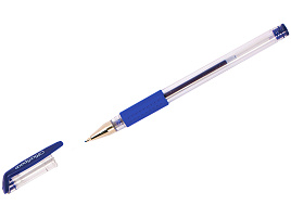 Ручка гел. OfficeSpace GLL10_1329 синяя, 0,5мм, грип