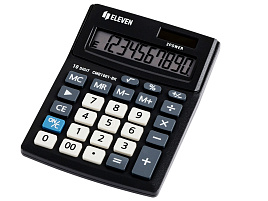 Калькулятор Eleven CMB1001-BK настольный Business Line 10 разрядов, двойное питание, 102*137*31мм