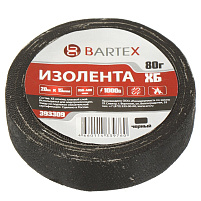 Изолента ХБ черная 80гр Bartex 393309