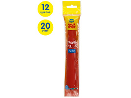 Цветная бумага тишью Мульти-Пульти Т12_40462 180*500, 12л., 12цв., 20г/м2, в рулоне, "Приключения Енота"