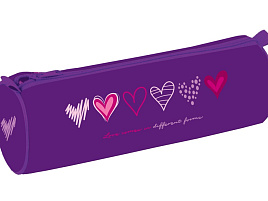 Пенал мягкий ArtSpace Sch_65167 "Loving hearts", 210*80, полиэстер