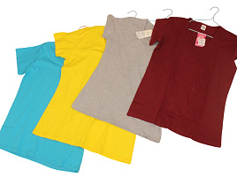 Белье футболка женская Однотонная ассорти 50р-р