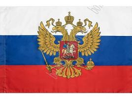 Флаг Россия 90*135 N-01/661-216 с гербом