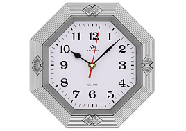 Часы настенные Atlantis 23*23 TLD-6052 серебро