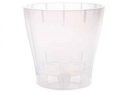 Кашпо цветочное 5л Лея М7885 прозрачное