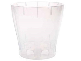 Кашпо цветочное 5л Лея М7885 прозрачное