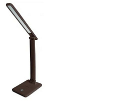 Лампа настольная офисная Ultraflash UF-730 С10 коричневый, LED 0080