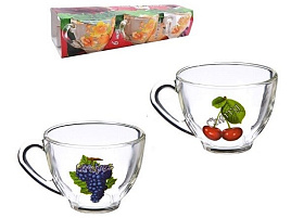 Набор кружек 6шт 1337 Фрукты