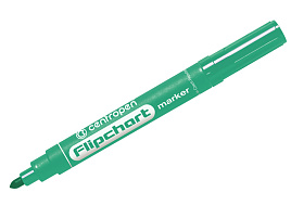 Маркер Centropen 8550/1 зеленый водн. круг. FLIPCHART