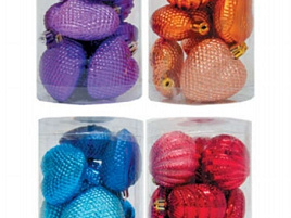 Фигурка Сердце E0468 матовое сиреневое