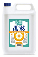 Мыло жидкое 5л. Жили-Мыли  крем Ромашковый луг матовый бутыль 0288