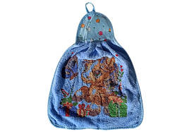 СГ Полотенце кухонное 25*25 Лошадка микрофибра груша