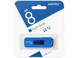 Флеш-драйв Smart Buy 8Gb SB8GBST-B STREAM Blue голубой 7111