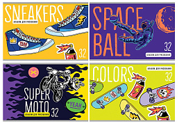 Альбом для рисования 32л. BG АР4ск32 10977 "Action", эконом