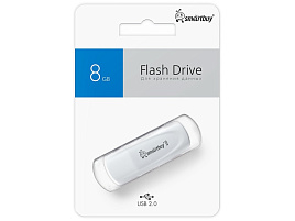 Флеш-драйв Smart Buy 8Gb SB008GB2SCW Scout белый 4048