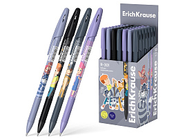 Ручка Erich Krause 61003 R-301 Stick&Grip Простоквашино 0.7, цвет чернил синий