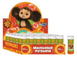 Мыльные пузыри 01087-60ЭД Чебурашка