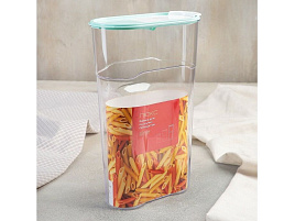 Банка для сыпучих пластик 2,3л Люкс 643