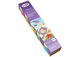 Краски худож. сенсор. пальч. 5цв. 180120216 "Малыш", 1+, 50мл, картон. упаковка