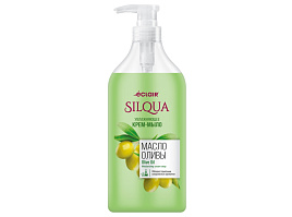 Мыло жидкое Eclair Silqua 830мл.дозатор крем Масло оливы М