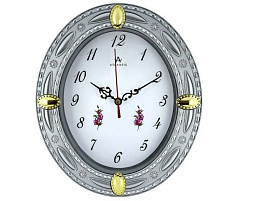 Часы настенные Atlantis 26*22 690 серебро