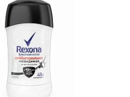Дезодорант Rexona 40мл стик Невид.на черном и белом женский