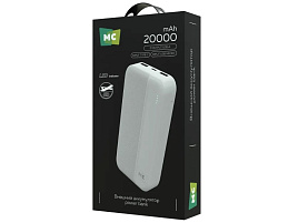 Аккумулятор внешний MORE CHOICE PB25-20 20000mAh White