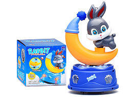 Игрушка на батарейках 2201F Заяц на месяце