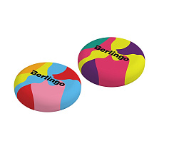 Ластик Berlingo BLc_00S03 "Color Block", круглый, термопластичная резина, 36*36*11мм