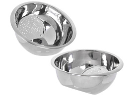 Дуршлаг нержавейка 25см с ручками 312-1391