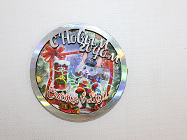 Магнит дерево Кролик (круглый) №205