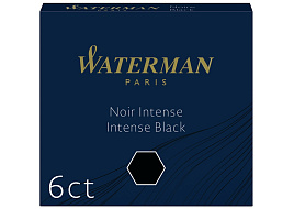 Картридж чернильный Waterman S0110940 International, черный, 6шт., картонная коробка