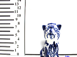 Сувенир Гжель Собака большая