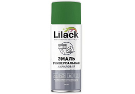 Эмаль-аэрозоль зеленая 520мл Lilack 3188