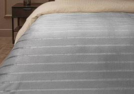 Плед-покрывало 200*220 Silvano 3163 фланель светло-серый