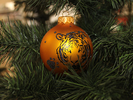 Шар 80 Графический тигр 2 КР-80-214147