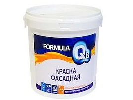 Краска в-д фасадная 1,4кг Formula Q8 0472
