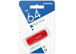 Флеш-драйв Smart Buy 64Gb SB064GB2SCR Scout Red красный
